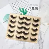 10 Pairs 3D Faux Vizon Saç Makyaj Yumuşak Yanlış Kirpik Kabarık Wishy Kalın Kirpik El Yapımı Lashes Göz Makyaj Araçları