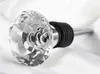 Bar barware verktyg kristall dryck flaska stoppare korkar vin dekoration zink legering och glas återanvändbar diamantplugg