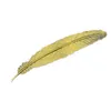 Retro metal feather bookmark students leaf antique graduation party favors small birthday gifts boys men kids bulk vintage JJE10502