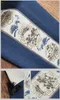 Kinesisk stil Tassel Table Runner Luxury Bomull Linen Jacquard Dekorativa Bed Runners Flag Living Room Hotel