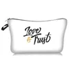 Brides Cosmetic Bag Bridal Shower Bachelor Party Makeup Bag Digital Letters Printed Toiletry Bag for Ladies