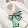 2021 Nouvelle écharpe Automne Hiver Pied-de-poule Mode Tricoté Crochet Fausse Fourrure Col Cache-cou Écharpes pour Femmes H0923