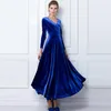 Casual Dresses Winter Dress Women 2022 Vintage Velvet Långärmad Plus Size 3XL Elegant Sexig Party Ukraina