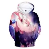 Erkek Hoodies Tişörtü Kart Aikooki Hisoka 3D Unisex Moda Rahat Kış / Sonbahar Uzun Kollu Erkek / Kız Trendy Tops