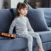 Kinderen Jongens Meisjes Nachtkleding Homewear 100% Katoen Cartoon Dinosaur Pyjama voor kinderen 211109