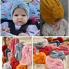 Rahat Nefes Pamuk Toddler Şapka Moda El Yapımı Düğümlü Yenidoğan Kapaklar Bebek Şapkalar Saç Aksesuarları Çocuklar Hediye