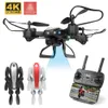 HJ14W WIFI bras pliable Drone RC quadrirotor Mini caméra HD professionnelle grand Angle mode de maintien élevé Dron