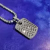 Bling Anhänger Halskette für Männer Frauen Geschenke Neue Mode Geometrische AAA Zirkon Halskette Hip Hop Schmuck X0707