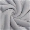 Couvertures Textiles Accueil Jardinwwholesale- 10 Sofa de couverture solide Flanelle Sofa / Literie Souffle Soft Plaids Polyester Printemps / automne Feuille plate chaude D
