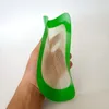 Forma redonda verde tapetes de silicone cera cadeiras não-vara de silicone tapete de erva seca tapete de alimentos fashões de cozimento fashões frascos jars fash pad dh8522