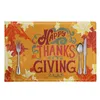 Tapis de Table de Restaurant, motif de dessin animé de Thanksgiving imprimé de luxe, vente en gros, ensembles de tapis personnalisés, napperon