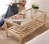 Rectangular tea table Bedroom Furniture simple living room combination solid wood small family bedside creative tables