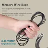 Jump Ropes Protable Fingertip Skipping With Storage Box Anti-Slip Handles 2.8M Steel Wire Non-tangled Crossfit Training Cordless Rope