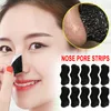 Ögonbryn verktyg stencils 50pc bambu charcoal blackhead remover mask svarta prickar fläckar akne behandling näsa klistermärke renare pore djupt ren st