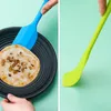 Mutfak Silikon Krem Spatula Araçları Karıştırma Hamuru Kazıyıcı Fırça Tereyağı Mikser Sıyırıcılar Dayanıklı Pişirme Kek Spatulas Aracı LLF8597