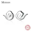 925 Sterling Silber Mode Roman Niedliche Wolken Ohrstecker für Frauen Fine Schmuck 210707