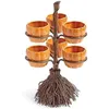 Other Festive Party Supplies Halloween Pumpkin Cake Stand Snack Bowl Broom Decorations Resin Crafts4326434