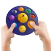 Fidget Push It Bubble Toys Simple Dimple Sensory Office School Toys Simulation Planet Kawaii Color Squeeze Relief Stress Anxiety Toy Board Game
