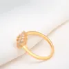 Anello in oro giallo 14 carati con diamante da 1,5 carati per le donne, fidanzamento di lusso, bizuteria, anelli, pietre preziose, gioielli da sposa, regalo