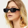 Steampunk Kleine Rechteck Sonnenbrille Frauen Vintage Designer Quadratische Rahmen Sonnenbrille Tönen für weibliche UV400 Mode Retro Shades Brille