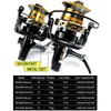 Baitcasting-Rollen GDA für Meer Große Angelrolle Hohe Qualität 9000-12000 Serie Metall/Nylon Geschwindigkeit Metall Spinnspule Karpfen