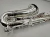 Ny produkt YAS 62S ALTO SAXOPHONE Silverpläterad EB Tune E Plat Professional Musical Instrument med Fodral Gratis Frakt