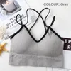 Yoga Outfit Femmes Tube Top Sports Bras Gym Courir Soutien-Gorge Sans Cadre Fitness Sport Crop Tops Sans Couture Lnvisible Push Up Sous-Vêtements