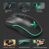 Mouse Wireless Mouse Ultra Sottile Portatile LED Ottico Ergonomico 7 Pulsanti 2400 DPI USB Gaming Per PC Computer Portatile Rose22