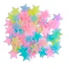 La estrella 3D de la habitación del bebé brilla en la oscuridad papel tapiz fluorescente 300 piezas etiqueta de la pared 599 R2