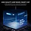 LED Auto światło przeciwmgielne polerowanie reflektory obiektyw lampa LED Super jasne żarówki do przednich reflektorów obiektyw H7 H11 kąt oczu żarówki przeciwmgielne 6000 K