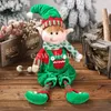 Party Supplies Christmas Decorations Stuffed Dolls Boy and Girl Elves Holiday Ornaments Plush Toys Adorable Gifts for Kids Wholesale