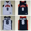 Retro Basketball 2012 Team USA Jersey Kevin 5 Durant 12 Harden 10 Bryant Russell 7 Westbrook Chris 13 Paul Deron 8 Williams Anthony