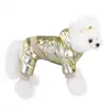 Husdjur hund kläder vinter varm hund snö kappa vattentät jumpsuit tjockna djurkläder för yorkshire teddy pug hundar kostym jackor 211106