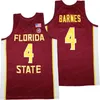 2021 wholesale 4 Barnes Basketball Jersey Men's All Stitched Red Size S-XXXL Top Quality