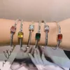 Godki Trendy Luxury Multicolor Stackable Bangle Cuff for Women Wedding Full Cubic Zircon Crystal Cz Dubai Bracelet Party Jewelry Q0720