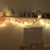 1,5 м 3 м 20 огней клена листья гирлянда светодиодная сказка света для рождественских украшений осенние струны освещение праздничный DIY хеллоуин декор