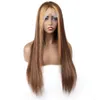 Ishow Brésilien 13x4 Transparent Lace Front Perruque Corps Vague Jaune Vert Perruques de Cheveux Humains Brun Gingembre Blonde 613 Bleu Violet Ombre C250P