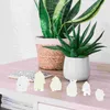 Décoration de fête 6 PCS Polar Bear Modèles Animaux de résine ornée Ornements de bureau