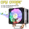 DC 12V 3Pin Colorful Backlight 90mm CPU Cooling Fan PC Heatsink Cooler for Intel/AMD Computer Case