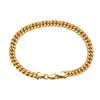 6/8/10/12mm Men Women Cuban Link Chain Necklaces Bracelets Hip Hop 316L Stainless Steel Choker Jewlery 18K Gold Plated 16"-30"