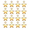 Charms 100 stücke Gold Pentagramm Anhänger Mini Star DIY Schmuckherstellung Halskette Armband Ohrring Handgemachte Tropfen