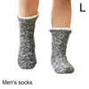 Men's Socks Winter Indoor Floor Sock Thick Warm Cotton Lined Fleece Fluffy 2021 Thermal Carpet For Men Non-Slip O5Q2