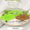 Påsk Halloween Julkaka Cutters Set 3D Car Animal Flower Cookie Mold Plastic Pressing Stamp Pastry Tools