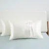 2pcs Silk Satin Pillowcases Mulberry Pillow Case Queen Standard King for Hair and Skin Hypoallergenic Pillowcase Cover319Q