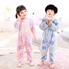 Autumn Home Wear Girls Sleeping Bag Baby Boy Costume Sleeping Bag Toddler Kid Clothing For Children Romper Baby Clothes 211023