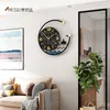 Meisd décoratif montre horloges murales design moderne maison montre ronde art décoration murale quartz silencieux chambre horloge livraison gratuite 210310