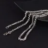 S925 Tube pour hommes rétro mantra anneau perle collier Chaîne de perle entier Thaï Silver S crochet