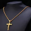 Pendentif colliers mode et doux pendentif croix avec chaîne collier bijoux cadeaux pour hommes religieux Jesus7297933