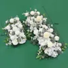 JAROWN Hochzeit 100 cm Blumenreihe Bogen Arrangement Blumen Bühne Straße führen Blumen Hochzeit Szene Layout Party Dekoration Blumen 210925