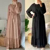 Casual Jurken 2022 Abaya Dubai Turkije Hijab Moslim Mode Jurk India Islam Kleding Voor Vrouwen